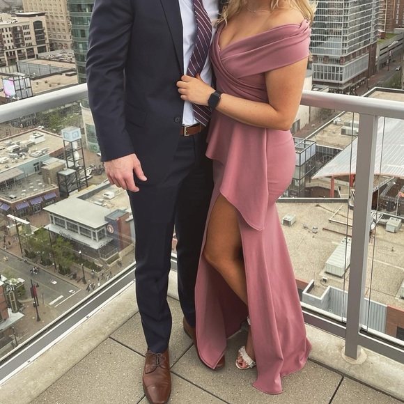 Katie May Hit The Mark Gown in Mulberry - Picture 7 of 7